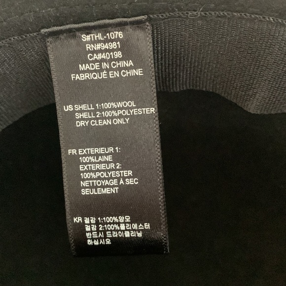 Black Derby Hat - Picture 3 of 3